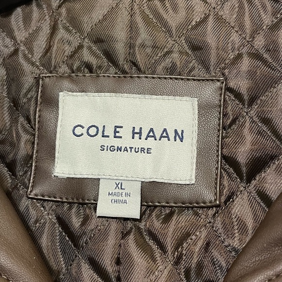 ✨ NWT Ladies XL Brown Cole Haan Signature Jacket 🧥 ✨ - Picture 4 of 11